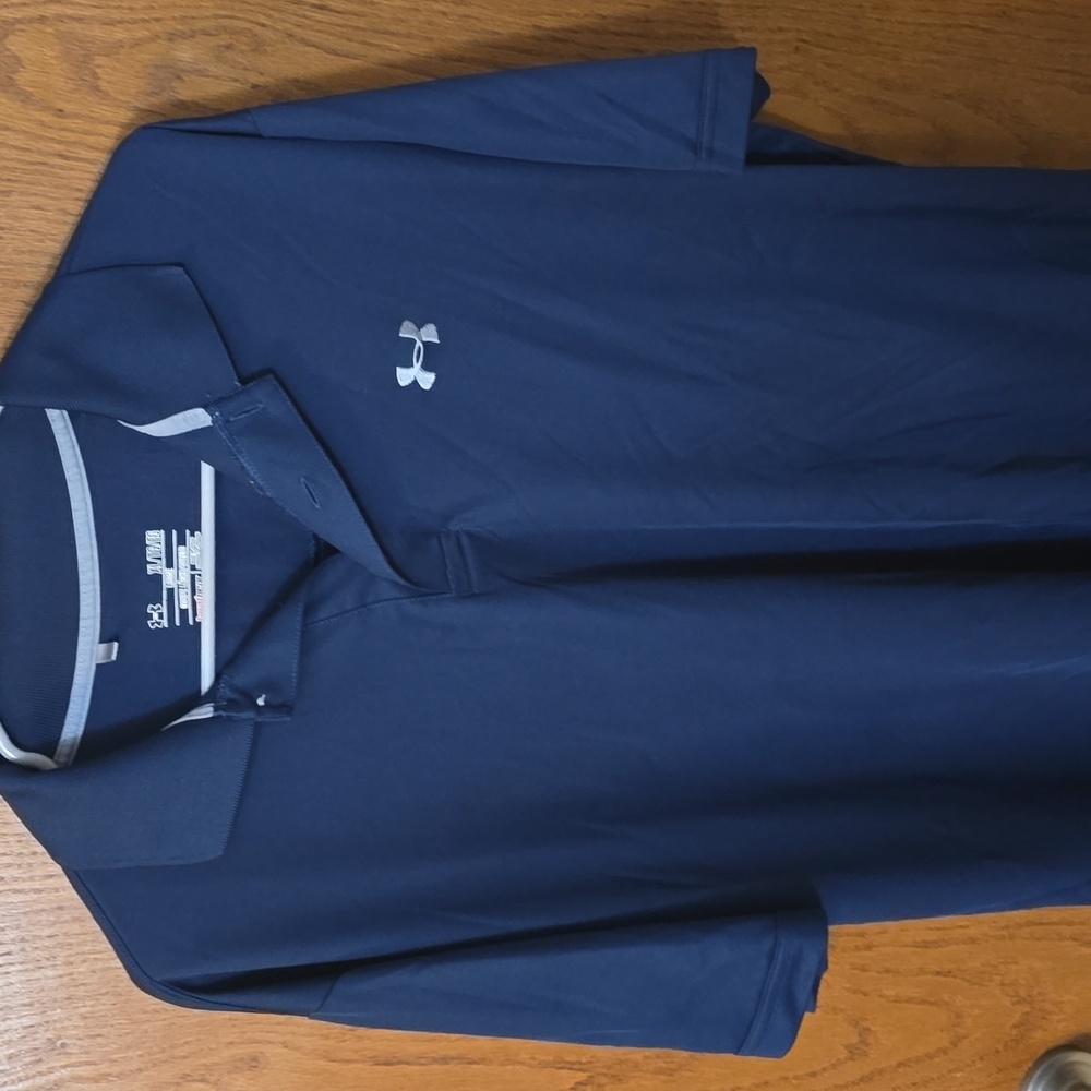 Under Armour Blue Polo XL